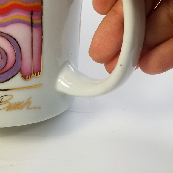 1993 Laurel Burch Artistic Mug Collection-Feline Family Portrait - Picture 9 of 9